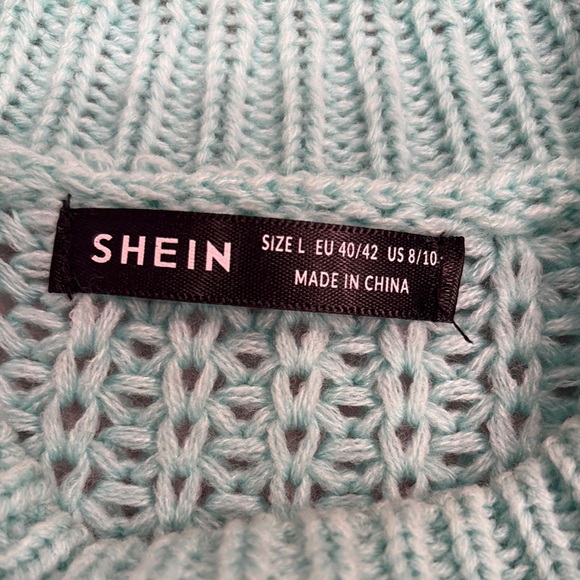 Mint Green and Black Striped Sweater - Picture 2 of 8